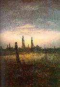 Caspar David Friedrich City at Moonrise oil painting picture wholesale